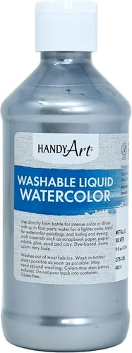 Vista 27 de Handy Art Acuarela líquida lavable de 8 onzas, azul