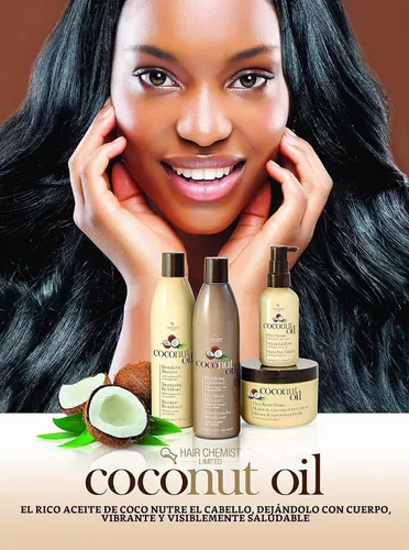 Vista 9 de Hair Chemist Suero de aceite de coco 4 oz.