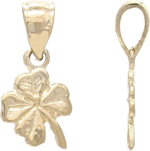 Vista 2 de Colgante de oro de 14 quilates con diseño de trébol de San Patricio