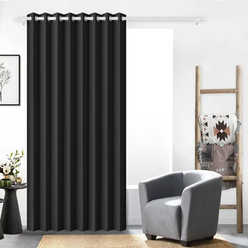 Vista 54 de Cortinas plisadas completamente opacas con cierre magnético, 72 pulgadas de largo, para interiores y exteriores, 1 panel, 45 pulgadas de ancho x 72