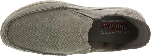 Vista 2 de Skechers USA Expected - Zapatos sin cordones de lona Cayson Moc Toe para hombre