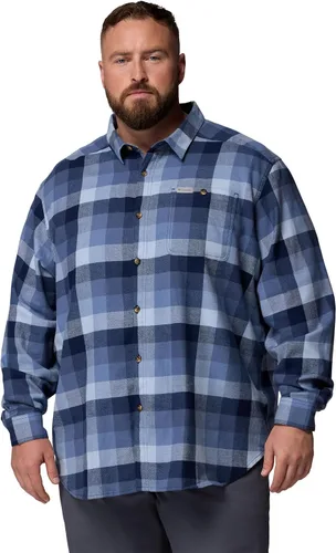 Vista 6 de Columbia Men's Cornell Woods Flannel Long Sleeve Shirt Negro