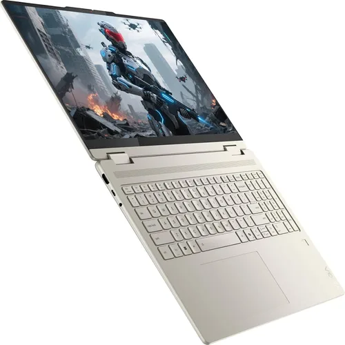 Vista 4 de Lenovo Yoga 7 Laptop 2 en 1 de 16" pantalla táctil 2K, AMD Ryzen AI 5 340 hasta 4.8GHz, 16GB LPDDR5X, 1TB SSD, WiFi 7, teclado retroiluminado