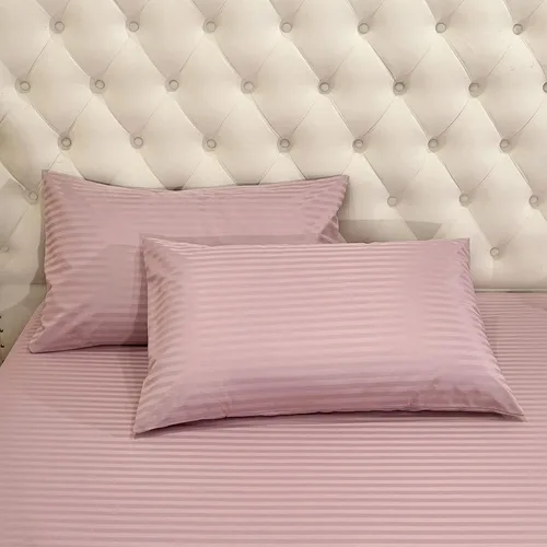 Vista 5 de Protector de colchón con cremallera de 6 lados con 2 fundas de almohada Rosa