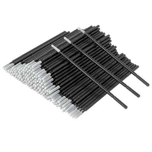 Vista 11 de Brochas micro aplicadoras y hisopos de algodón de microblading – Suministros de belleza de precisión para extensiones de pestañas, maquillaje