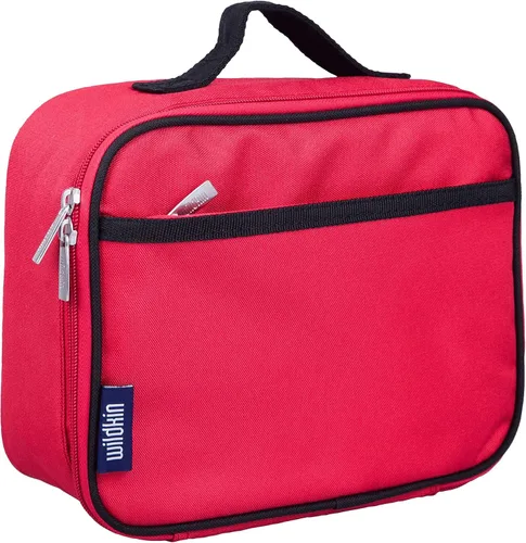 Vista 9 de Wildkin Lonchera para niños con aislamiento – Duradera y reutilizable para la escuela y los viajes - Naranja Bengala Lonchera aislada y limpia