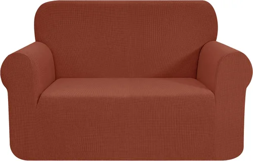 Vista 82 de CHUN YI - Funda elástica de 1 pieza para sillón grande, funda protectora suave de Jacquard con elastano, detalle de cuadros y parte inferior