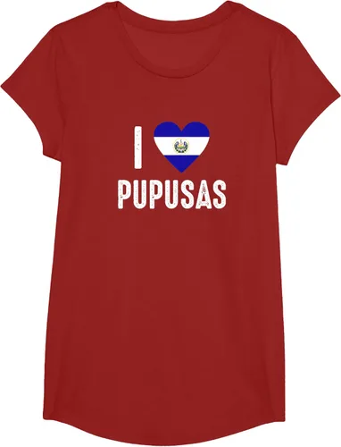 Vista 81 de Camiseta I Love Pupusa from El Salvador