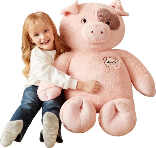 Vista 9 de IKASA Animal de Peluche de Gato Grande Juguete de Peluche, Gatito Gigante Lindo Juguetes Suaves Jumbo, Peluche Enorme de Gran Tamaño Peluche