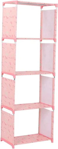 Vista 10 de JUOPZKENN Estanterías, estantería abierta, organizador de almacenamiento, estante de plástico para libros, estantería portátil vertical