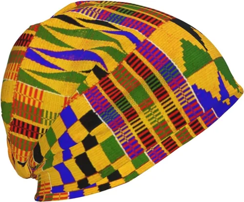 Vista 36 de Gorro africano holgado de invierno, gorro de punto casual para hombres y mujeres
