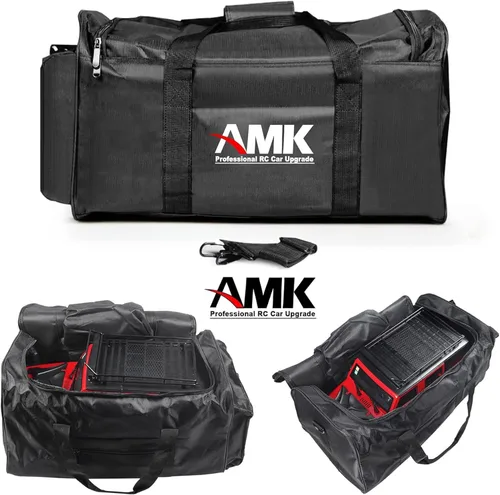 Vista 6 de Multibolsillo RC Car Duffel Bolsa de almacenamiento impermeable para 1/10 RC Crawler Drift Car Axial SCX10 90046 D90 TF2 MST Tamiya CC01 HSP Bolsa B