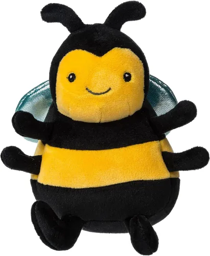 Vista 2 de Mary Meyer Peluche Smootheez Almohada suave de juguete, 5 pulgadas, Baby Bee
