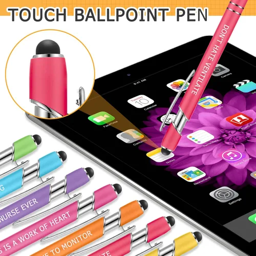 Vista 4 de Sabary 32 Piezas Blocs de Notas para Enfermeras con Bolígrafos Mini 16 Notas Adhesivas Divertidas 16 Bolígrafos Bulk Cuaderno Temático Médico Regalo
