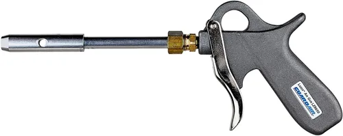 Vista 2 de Guardair Lazer Series Pistola de aire de seguridad con empuñadura de pistola, boquilla Venturi de aluminio con extensión de 12 pulgadas, entrada