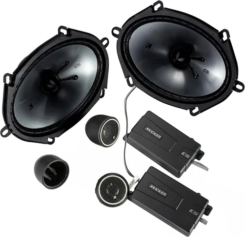 Vista 3 de KICKER 46CSS684 - Dos pares de sistemas de componentes CSS68 de la serie CS de 6x8 pulgadas con tweeters de 0.75 pulgadas, 4 ohmios (2 pares)