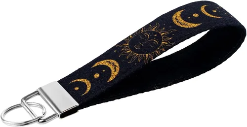Vista 2 de CELOKIY Llavero de pulsera genial, cordón de muñeca para llaves y carteras