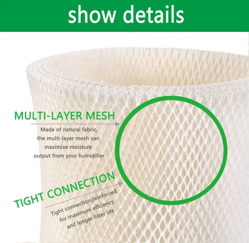 Vista 4 de Paquete de 4 filtros de mecha de humidificador de repuesto compatibles con Emerson MAF-1, se adapta a MA0950, MA1200, MA1201, MA09500, MA12000