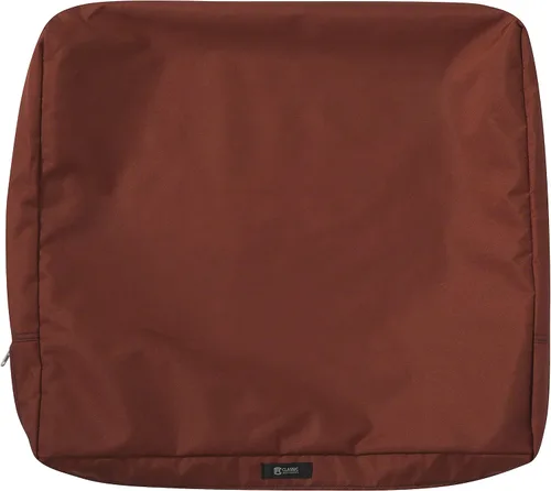 Vista 15 de Classic Accessories Ravenna - Funda de cojín de respaldo de patio resistente al agua, 25 x 22 x 4 pulgadas, color espresso