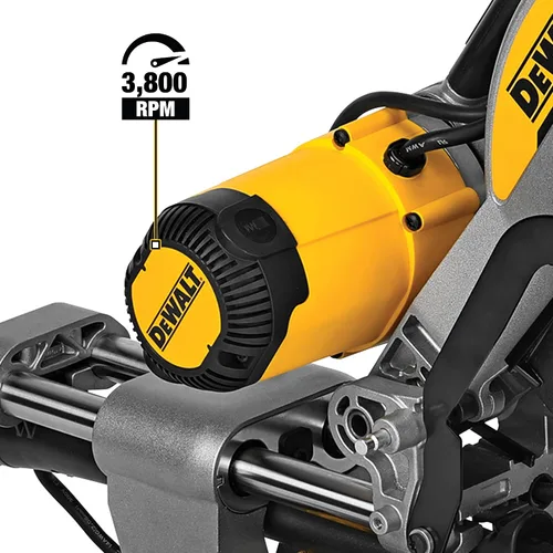 Vista 6 de DEWALT Sierra ingletadora compuesta deslizante, 12 pulgadas (DWS779)