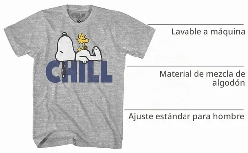 Vista 2 de Snoopy Woodstock Chill - Camiseta para adulto