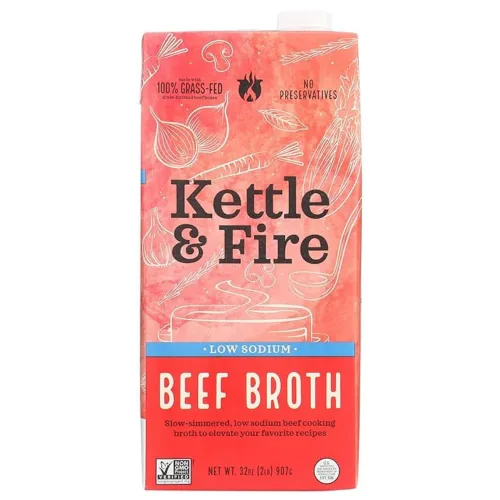 Vista 7 de Kettle And Fire Caldo Chkn Cookng Ls 32 OZ