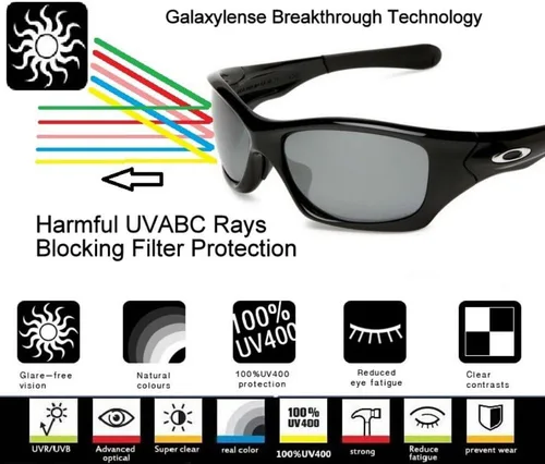 Vista 3 de Galaxy lentes de repuesto para Oakley Juliet Black & Verde Esmeralda polarizar 2pares