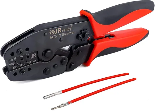 Vista 10 de JRready Deutsch DTP Crimpadora Open Barrel ACT-LY-12DTP - para contactos estampados Size12 (1060-12-0166/1062-12-0166) 12-14AWG, para cabrestante