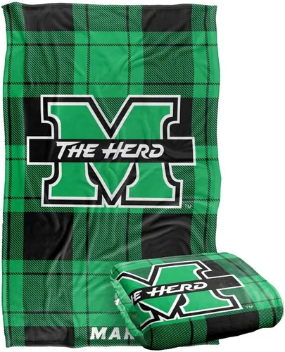Vista 108 de LOGOVISION St John's University Campus Plaid Spirit Silky Touch Manta súper suave 36 x 58 pulgadas