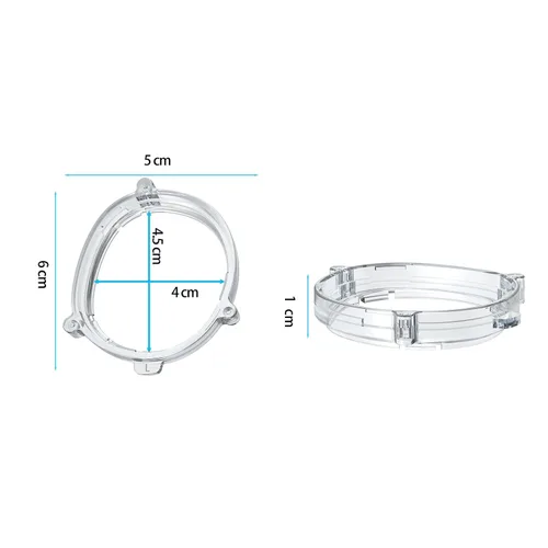 Vista 3 de Magnetic Glasses Spacer Protector Compatible with Meta Quest 3 Accessories Glasses Lens Insert Anti-Scratch Ring Glasses Bumper Protect Myopia