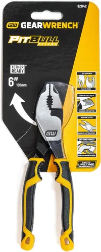 Vista 8 de GEARWRENCH Alicates de junta deslizante Pitbull de 6 pulgadas de material dual - 82174C