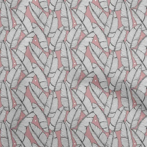 Vista 9 de oneOone Cotton Flex Black Fabric Tropical Craft Projects Decor Fabric Printed By The Yard 40 Inch Wide-7Y