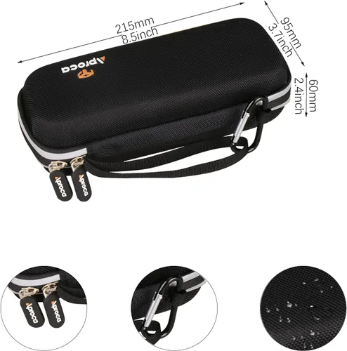 Vista 6 de Aproca Funda compatible con calculadora científica Texas Instruments TI-30XS MultiView, bolsa de almacenamiento portátil para accesorios (solo funda)