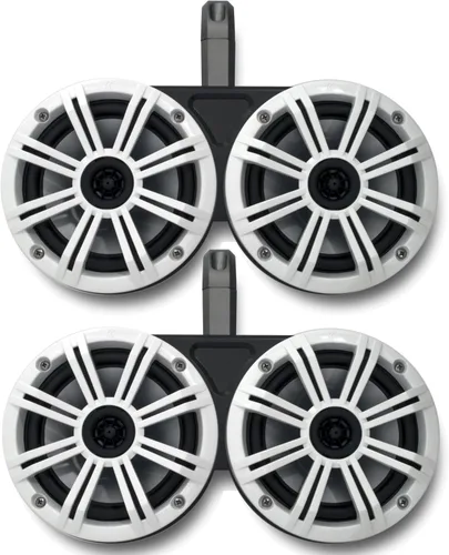 Vista 13 de KICKER Negro Dual Wake Tower System Charcoal 6,5" altavoces marinos RGB LED