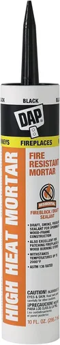 Vista 9 de DAP Mortero resistente al fuego de alto calor, 10 onzas, negro (7079818854)