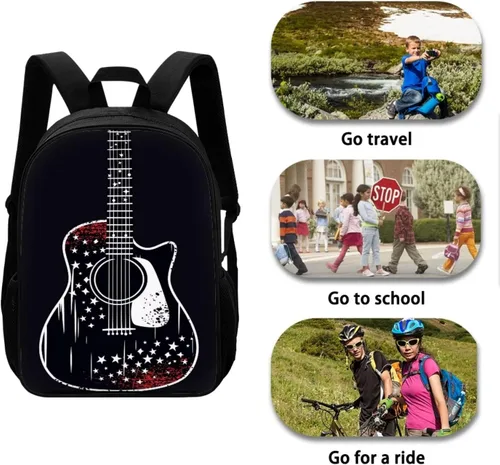 Vista 110 de HUGS IDEA Los animales frescos 3D niños escuela libro bolsa niños impresión mochilas, Baloncesto, Moderno