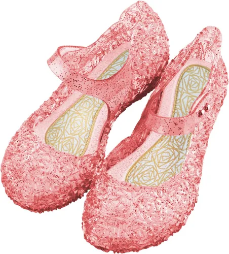 Vista 2 de Frozen Inspired Elsa Flats Mary Jane - Zapatos de fiesta de baile, sandalias de princesa Snow Queen para niñas pequeñas, cumpleaños, Navidad, Nieve