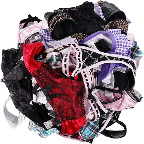 Vista 4 de WDX - Tanga para mujer, paquete de 20 G
