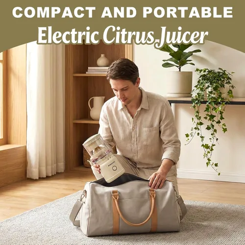 Vista 8 de Exprimidor eléctrico de cítricos, exprimidor naranja recargable del Juicer con USB-C