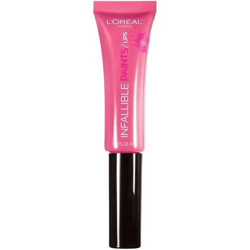 Vista 3 de Pinturas / labios infalibles de L'Oreal Paris Cosmetics, rosa (Wild Rose)