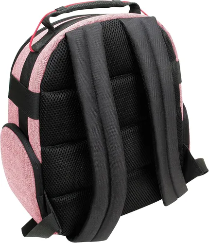 Vista 5 de USA GEAR Funda para auriculares VR mochila de realidad virtual con compartimentos interiores personalizables compatibles con Oculus Quest 2 VR