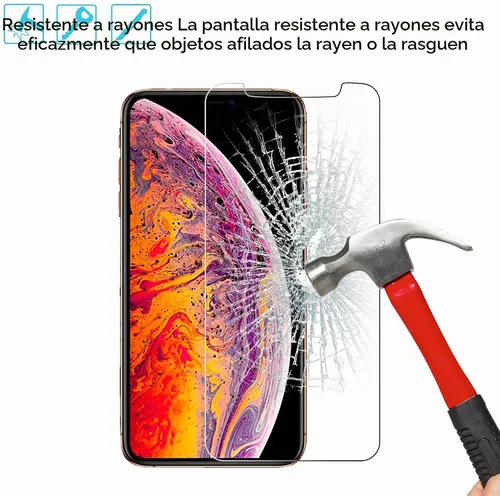 Vista 5 de Ailun - Protector de pantalla Apple iPhone 11 Pro/iPhone Xs/iPhone X, pantalla de 5.8 pulgadas, vidrio templado 2.5D, para la mayoría de las fundas