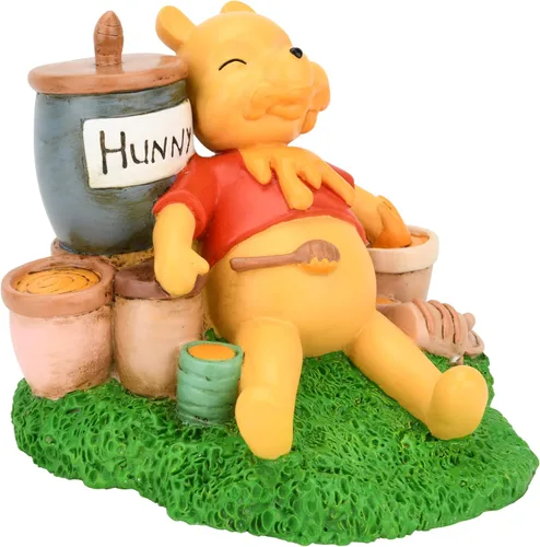 Vista 5 de Tree Buddees Passed Out Pooh ~ Divertida figura decorativa de Winne The Pooh Had Too Much Hunny