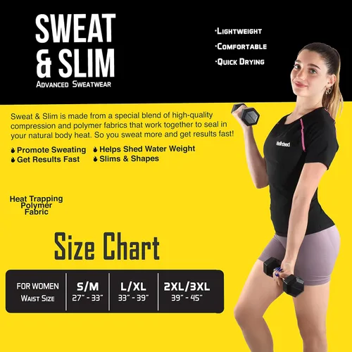 Vista 6 de Sudadera deportiva para mujer camiseta sin mangas de entrenamiento prémium para adelgazar y moldear el cuerpo pérdida de peso y desintoxicación Negro