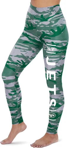 Vista 151 de Zubaz NFL Mallas para mujer de longitud completa de cintura alta básica 1.0