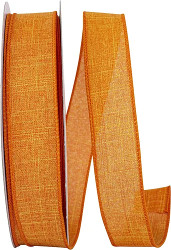 Vista 43 de Cinta Reliant Ribbon 92573W-031-09K para borde con alambre Everyday Linen Value, 1-1/2 pulgadas x 50 yardas, color negro