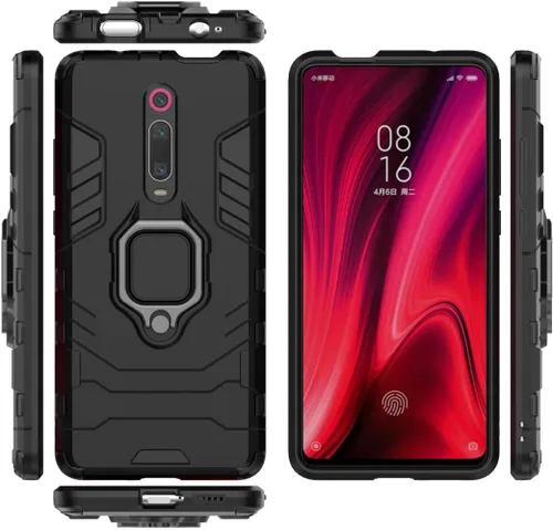 Vista 4 de Funda para Xiaomi Redmi K20 / K20 Pro, híbrida resistente a prueba de golpes Armadura de doble capa Protección Defender Funda trasera para Xiaomi