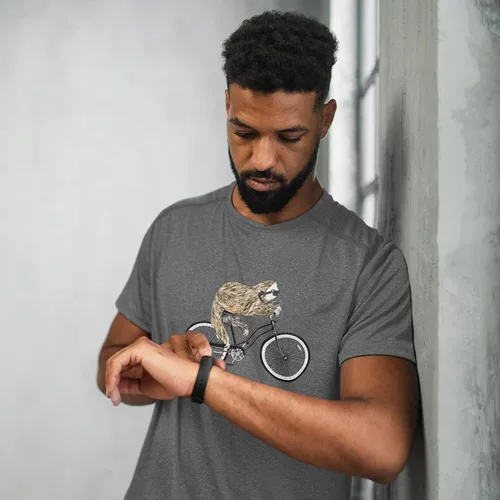 Vista 5 de Bicicleta perezoso hombre camiseta