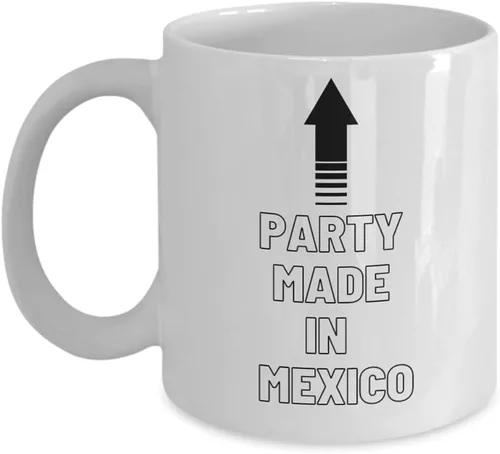 Vista 3 de Taza media mexicana, mexicana, mexicana, hecha en México, regalos mexicanos, madre mexicana, regalo mexicano para un hombre, regalo para mamá