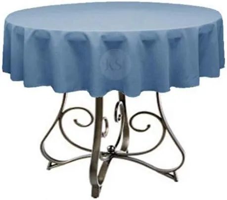 Vista 43 de Mantel redondo de poliéster de 72 pulgadas, disponible en más de 45 colores, ideal para restaurantes y superposiciones versátiles de eventos, elige